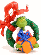 Dr. Seuss Grinch Wreath Ornament