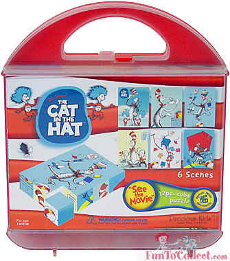 dr. seuss cat in the hat movie cube puzzle